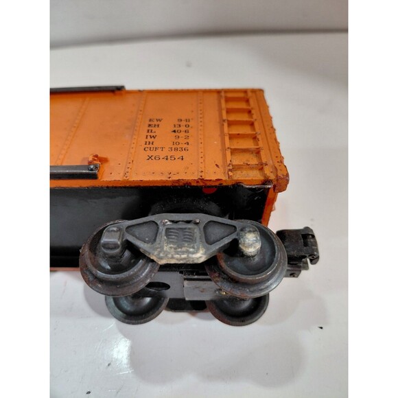 Lionel X6454 Electric Train O Gauge Model Railroad Santa Fe Post War Boxcar - Picture 6 of 8